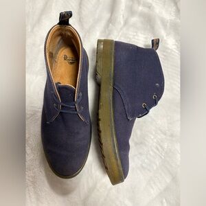 Dr. Marten Daytona Purple Canvas Boots Size 8